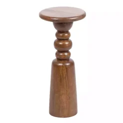 Kirklands Home Walnut Tirollo Accent Table Brown Online
