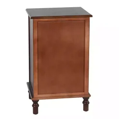 Kirklands Home Walnut 3-Drawer Winne Accent Table Brown Clearance