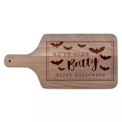 Halloween>Kirklands Home Walnut Gone Batty Halloween Cutting Board Brown