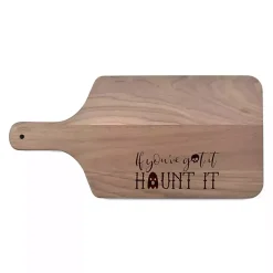 Halloween>Kirklands Home Walnut Haunt It Halloween Cutting Board Brown