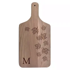 Fall>Kirklands Home Walnut Personalized Leaf Cutting Board Brown