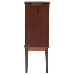 Kirklands Home Walnut Wood 6-Drawer Maddie Jewelry Armoire Brown Outlet