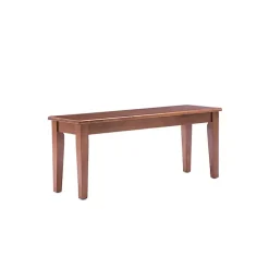 Kirklands Home Walnut Wooden Dining Bench Brown Online
