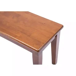 Kirklands Home Walnut Wooden Dining Bench Brown Online