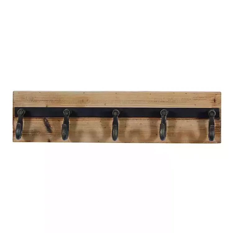 Kirklands Home Warm Brown Industrial Iron Wall Hooks Online
