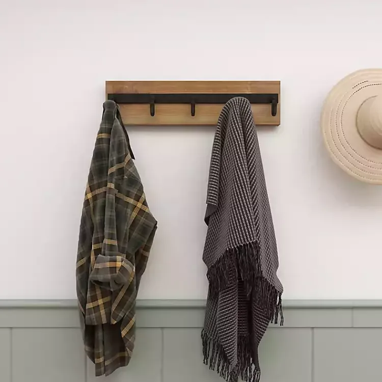 Kirklands Home Warm Brown Industrial Iron Wall Hooks Online
