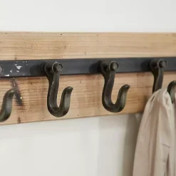 Kirklands Home Warm Brown Industrial Iron Wall Hooks Online