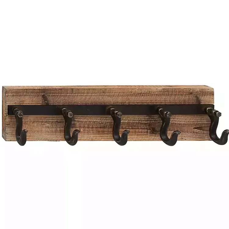 Kirklands Home Warm Brown Industrial Iron Wall Hooks Online