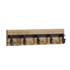 Kirklands Home Warm Brown Industrial Iron Wall Hooks Online