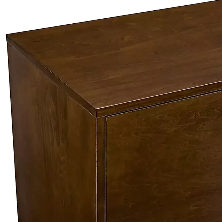 Kirklands Home Warm Brown Mid-Century Modern Storage Console Best