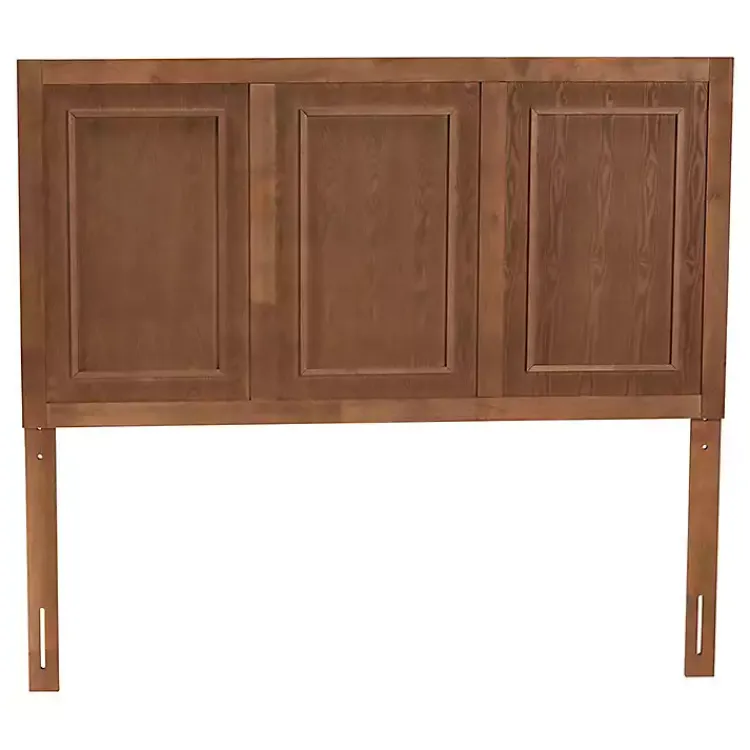 Kirklands Home Warm 3-Panel Wood Full Headboard Brown Best