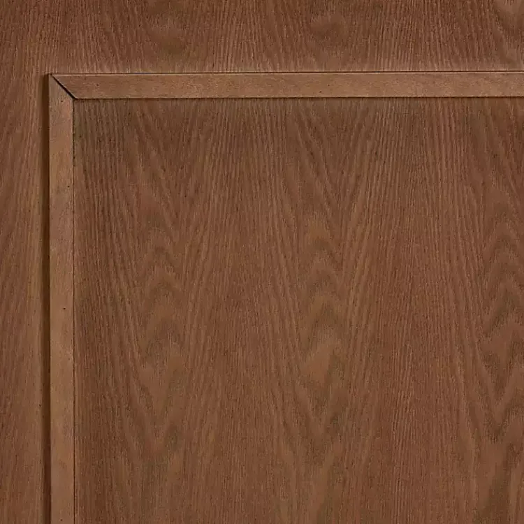 Kirklands Home Warm 3-Panel Wood Full Headboard Brown Best