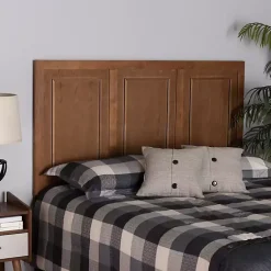 Kirklands Home Warm 3-Panel Wood Full Headboard Brown Best