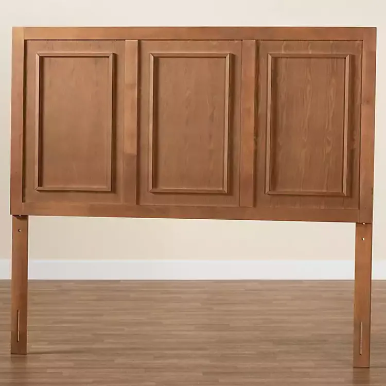 Kirklands Home Warm 3-Panel Wood Full Headboard Brown Best
