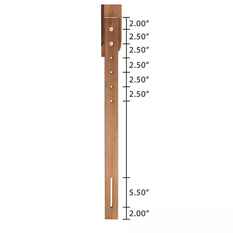 Kirklands Home Warm 3-Panel Wood Full Headboard Brown Best