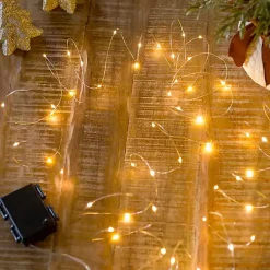 Decorative Accents>Kirklands Home Warm Mini String Lights, 32 ft. Gold