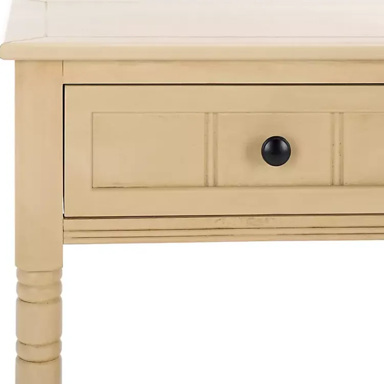 Kirklands Home Warm Natural 2- Drawer Samantha Console Table Tan
