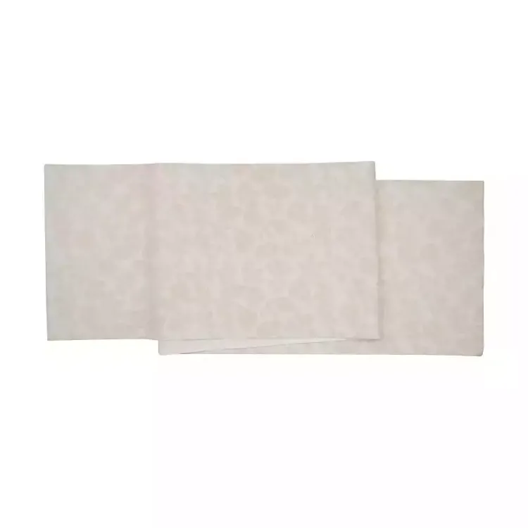 Fall>Kirklands Home Warm Neutral Leaves Table Runner