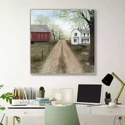 Kirklands Home Warm Spring Day Framed Canvas Art Print Green Best
