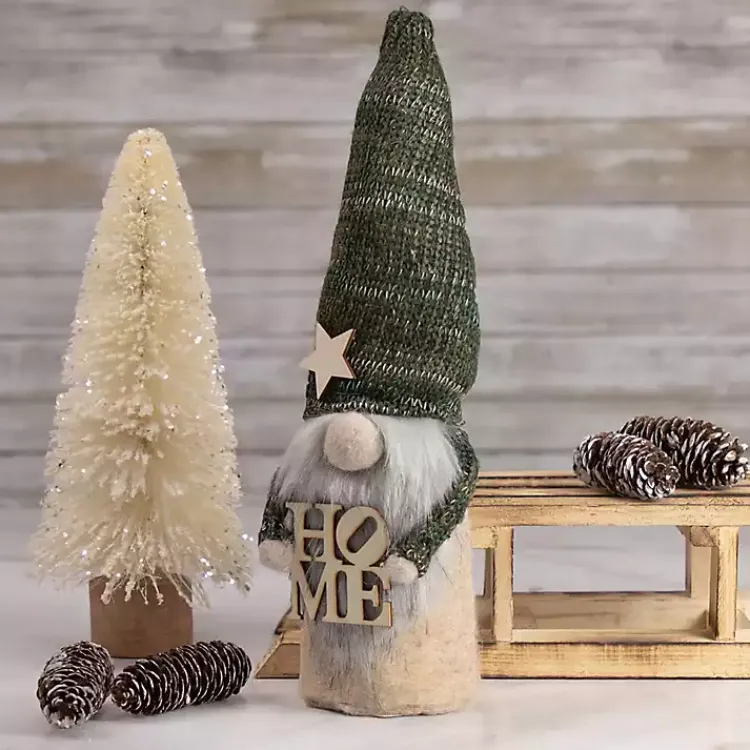 Christmas Decorations>Kirklands Home Warm White Glitter Bottle Tree Stump Base