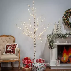 Christmas Trees>Kirklands Home Warm White Pre-Lit Birch Tree
