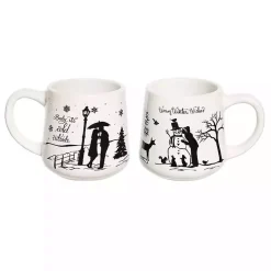 Christmas Dining & Entertaining>Kirklands Home Warm Winter Wishes Mugs, Set of 2