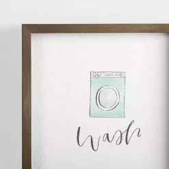 Kirklands Home Wash Dry Fold Wall Plaques, Set of 4 Clearance
