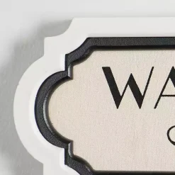 Kirklands Home Wash Your Cares Away Wall Plaque Clearance