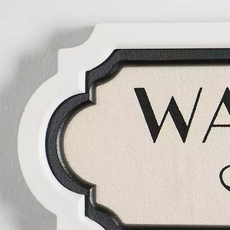 Kirklands Home Wash Your Cares Away Wall Plaque Clearance