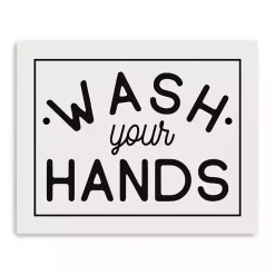 Kirklands Home Wash Your Hands Giclee Canvas Art Print, 20x16 in. Outlet