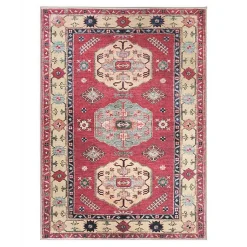 Kirklands Home Washable Shary Coral Area Rug, 5x7 Pink Sale