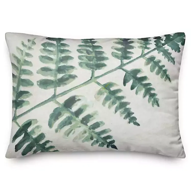 Pillows>Kirklands Home Watercolor Fern Accent Pillow