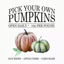 Fall>Kirklands Home Watercolor Pick Your Own Pumpkins Framed Wall Art