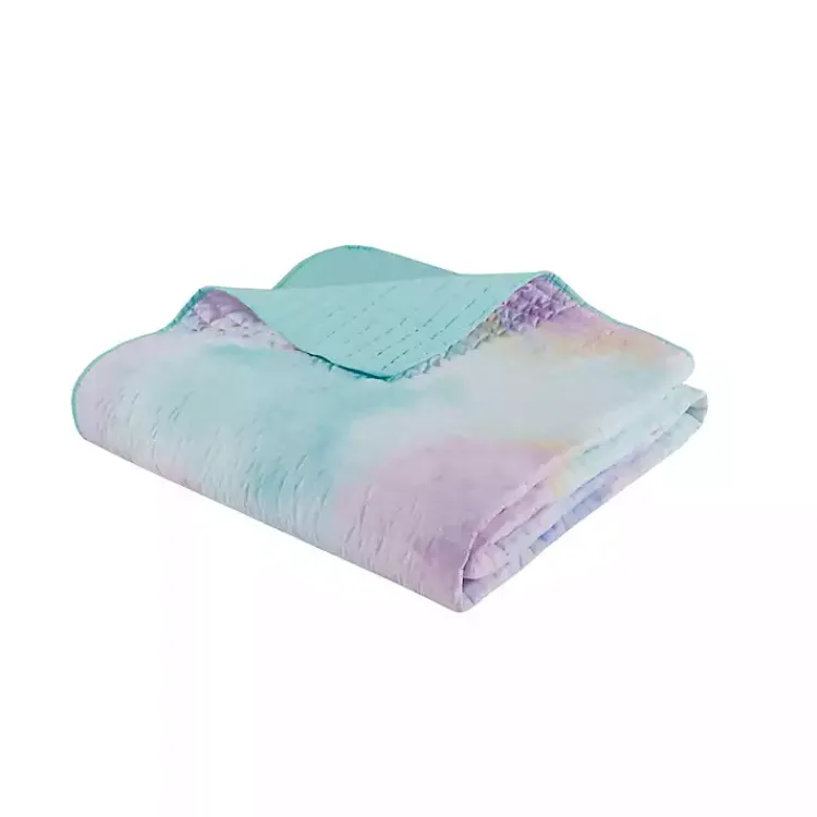 Kirklands Home Watercolor Tie-Dye 4-pc. Full/Queen Quilt Set Hot