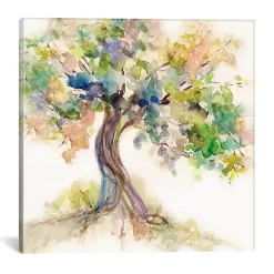 Kirklands Home Watercolor Tree Of Life Canvas Art Print