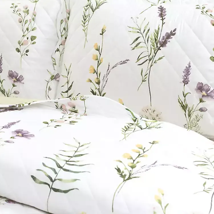 Kirklands Home Watercolor Wildflower 3-pc. King Quilt Set Online