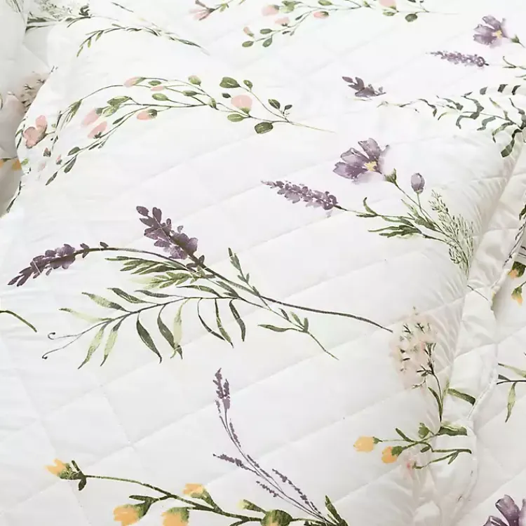 Kirklands Home Watercolor Wildflower 3-pc. King Quilt Set Online