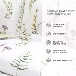 Kirklands Home Watercolor Wildflower 3-pc. King Quilt Set Online