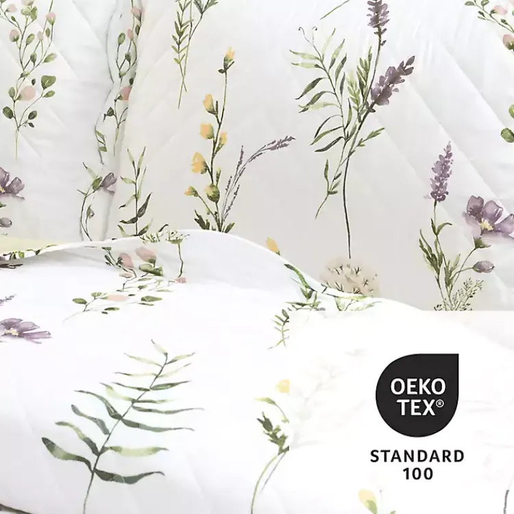 Kirklands Home Watercolor Wildflower 3-pc. King Quilt Set Online