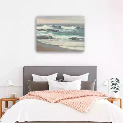 Kirklands Home Waves Crashing Canvas Art Print Blue