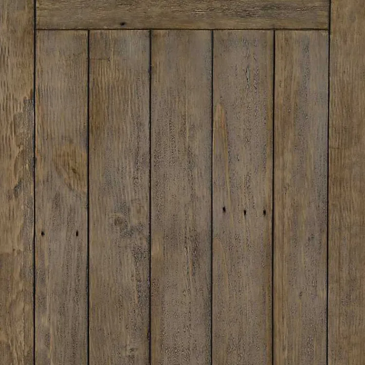 Kirklands Home Weathered Pine Wood Dining Table Brown Outlet