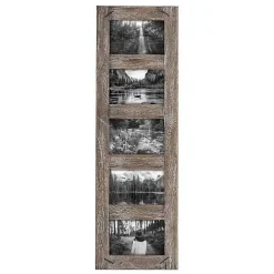 Collage Frames>Kirklands Home Weathered Brown Wooden 5-Opening Collage Frame