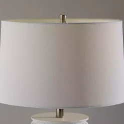 Kirklands Home Weathered Cream Marissa Ribbed Table Lamp Online