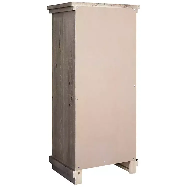 Kirklands Home Weathered Wooden 5-Drawer Willow Chest Gray Best