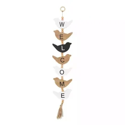 Kirklands Home Welcome Bird Shaped Wood Wall Sign Discount