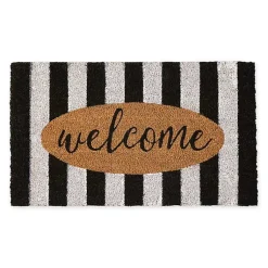 Kirklands Home Welcome Cabana Stripe Coir Doormat Online