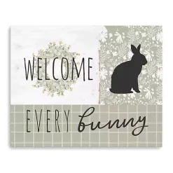 Easter Decorations>Kirklands Home Welcome Every Bunny Canvas Art Print