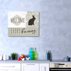 Easter Decorations>Kirklands Home Welcome Every Bunny Canvas Art Print
