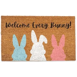 Easter Decorations>Kirklands Home Welcome Every Bunny Doormat
