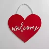 Valentines Day Decorations>Kirklands Home Welcome Heart Hanging Wall Plaque